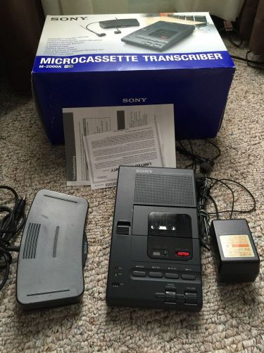 sony microcassette transcriber