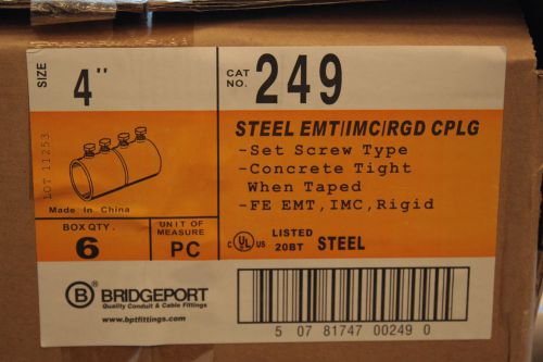 Bridgeport 249 - steel emt/imc/rgd coupling for sale