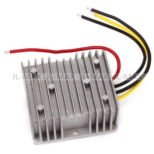 Dc/dc car voltage converter 48v step down to 240w 24v 10a silver gray for sale