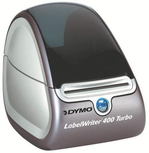 Dymo labelwriter 400 turbo printer 93176 thermal label maker with usb cable &amp; ps for sale