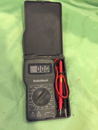 Multimeter 15 Range Digital Radio Shack Cat No 22-182 12v Battery Operated