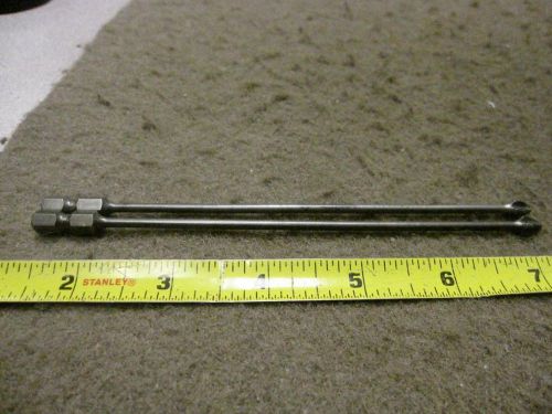 2 PC AIRCRAFT TOOL ST 2751A-1 EXTENDED 6&#034; SHANK PHILLIPS BIT DRIVERS