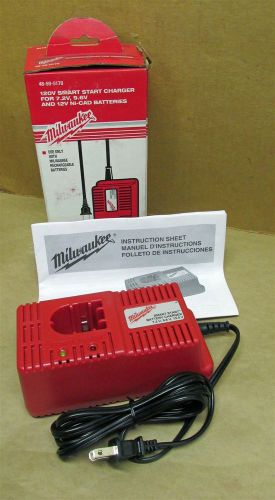 New Milwaukee Smart Start Charger 48-59-0170 7.2 9.6 12V  USA Made