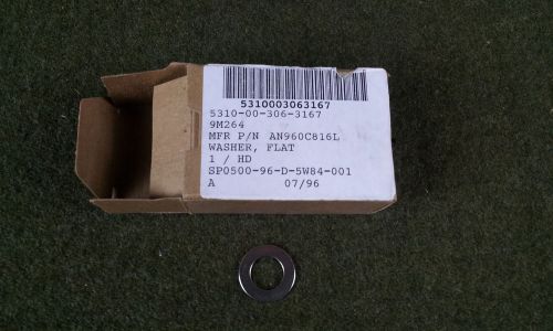 Stainless Steel Flat Washer 1/2&#034; ID 7/8&#039; OD Qty 100 NEW