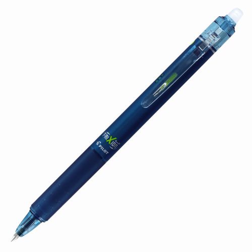 Pilot FriXion Clicker Retractable Erasable Gel Pen, Extra Fine, 0.5mm, Blue Ink,