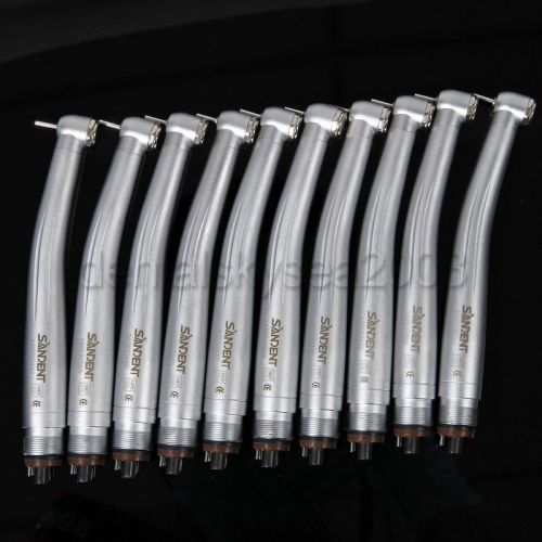 10 dental high speed handpiece push button standard type 4 holes nsk style for sale