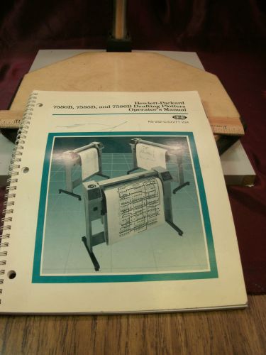 HP 7580B, 7585B &amp; 7586B Drafting Plotter Operator&#039;s Manual - RS-232-C/CCITT V.24