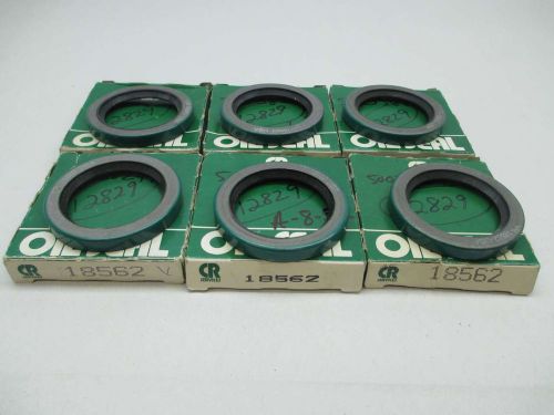 LOT 6 NEW CHICAGO RAWHIDE 18562 OIL SEAL 1-13/16X1-9/16X5/16IN D379614
