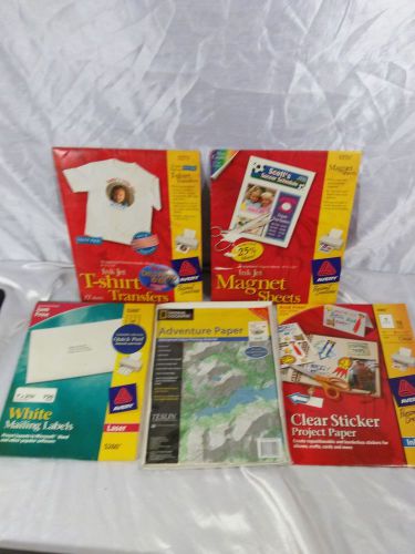 Inkjet printable products lot set wide variety clean used set fast calc shipping for sale