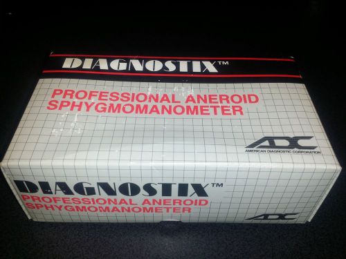 New Diagnostix Aneroid Sphygmomanometer ADC Adult 720 Black