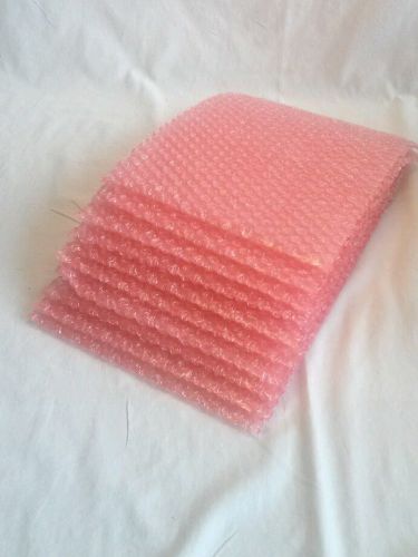 10 8&#034; x 11&#034; Anti-Static Pink Bubble Wrap Bags/pouch Self Sealing (Inv.#:3264620)