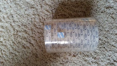 6 - 3/4&#034; x 2,592&#034; (72 yds) crystal clear transparent tape, 3&#034; core. for sale