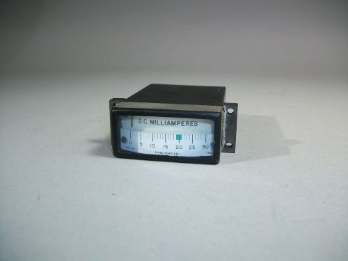 Jewell instruments d.c. milliamperes syn6ah040n311 ammeter 0-30 panel meter for sale
