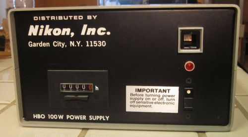 Nikon HBO 100W Power Supply Model # 78591