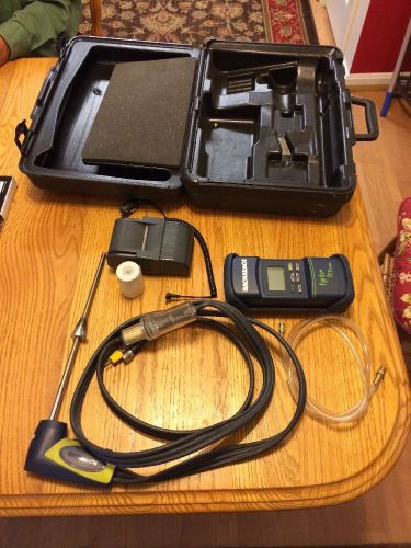 Bacharach fyrite pro combustion gas analyzer tester 24-7268 w/ probe case for sale