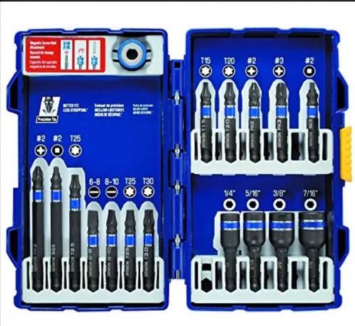 IRWIN Tools IMPACT Performance Series Fastener Power Bits  20-Piece Set with Pro
