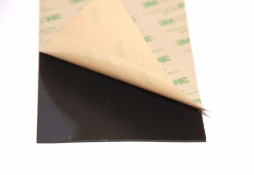 Rubber neoprene pad/mat/sheet 7.4&#034; x 4.6&#034; x 0.08&#034; self-adhesive 5 sheets for sale