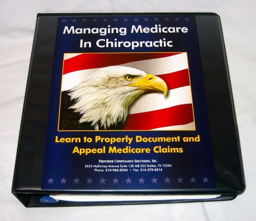 Chiropractic: medicare program home-study course for sale