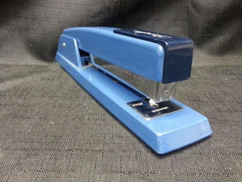 Vintage swingline 747 stapler  light/dark blue rare made in usa for sale