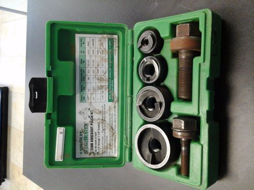 Greenlee slugobuster 35bb knockout punch kit - 1/2 through 1-1/4 conduit for sale