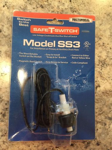 Condensate overflow switch - rectorseal model ss3 safe-t-switch, 24v for sale