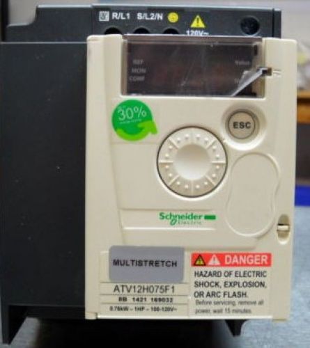 SCHNEIDER ELECTRIC  ATV12H075F1  AC Drive,Variable Frequency Drove