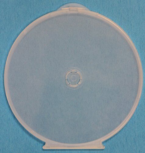 100 Clear Round ClamShell CD DVD Case