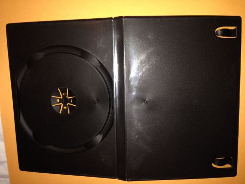 Lot of 30 New Black Cases for Standard Single DVD / CD box 14mm spine (5, 8)