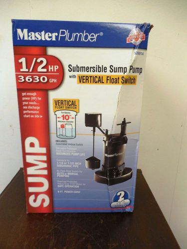 Master Plumber - 539914  1/2hp Submersible Sump Pump