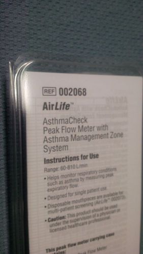 AirLife 002068 Asthma Check Peak Flow Meter - Sealed-
							
							show original title