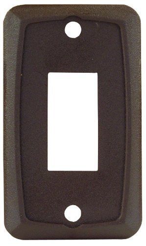 JR Products 12865 Brown Single Switch Face Plate