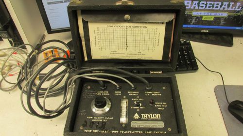 Taylor 1000H Model A Test Set-Mag-Pipe Transmitter And System BR