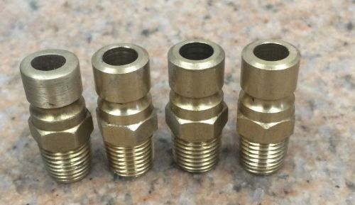 Injection molding DME mold componet 300 series Brass water Plugs 1/4 NPT