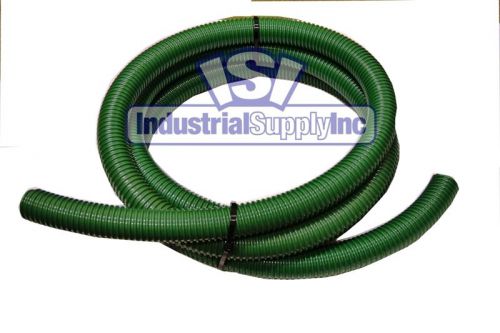 3&#034; x 25ft hd green super flexible water suction hose w/o fittings for sale