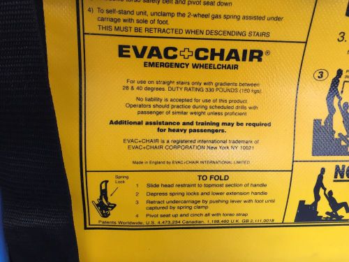 Evac+Chair Stairway Evacuation Chair, Worlds #1 Evacuation Chair