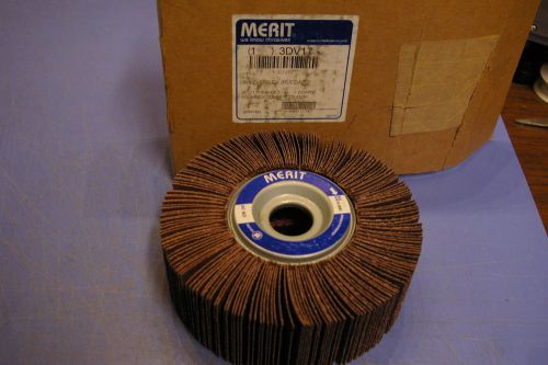 1 – Merit Flap Wheel # 3DV17, 6” diameter, 2” Wide 1” arbor, 60 Grit. NEW in Box