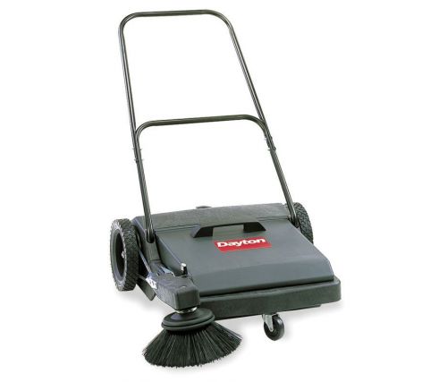 Dayton 5z042 push sweeper, walk behind, 27&#034;, 8 gal. for sale
