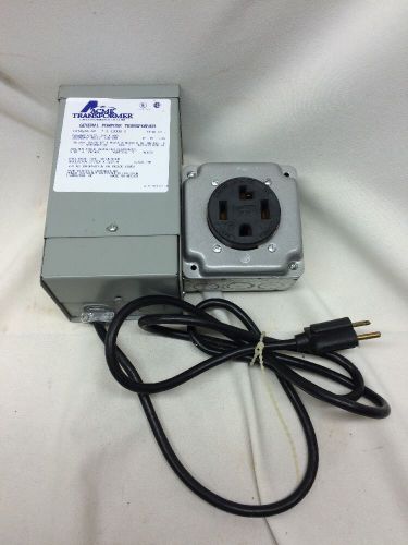 Acme RV General Purpose Transformer Converter Set Up  110 To 220 4  Prong NEW