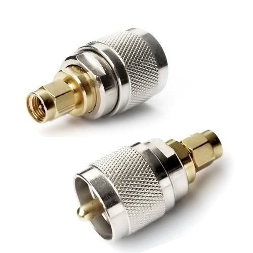 RF coaxial coax adapter SMA male to UHF male PL-259 PL259