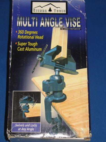 New &#039;Sierra Tools&#039; 3&#034; Multi Angle Clamp-on Vise by Jobar Int. New Old Stock