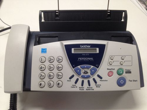 Brother FAX-575 Plain Paper Fax Phone &amp; Copier Free Shipping!!!!!