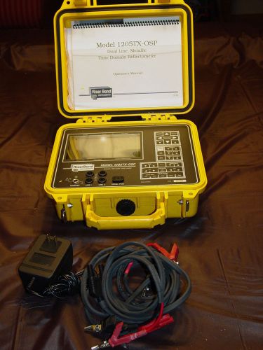 Riser Bond 1205TX OSP - Time Domain Reflectometer UNUSED CONDITION NEW BATTERY