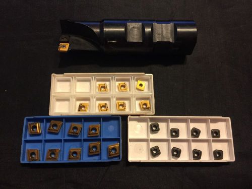 1-1/4&#034; Seco R216.19-01.25-3HF Mill Cutter w/ 28 Milling Carbide Inserts