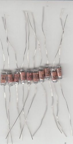 330pf 100 volt polystyrene capacitors.New lot 10.Plessey Components.