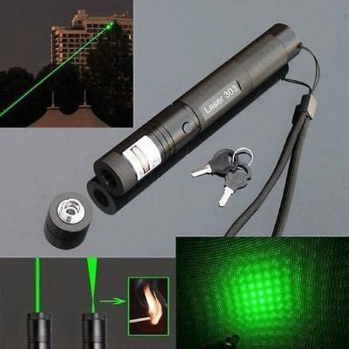 High power 5 miles range 532nm green laser pointer light lazer pen visible beam for sale