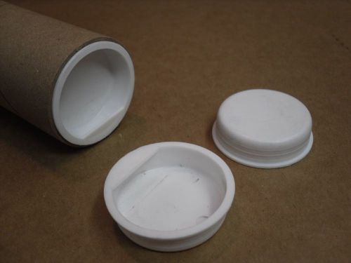 200 white plastic 1 &amp; 1/2&#034; END CAPS  (S-1364) for cardboard shipping tubes