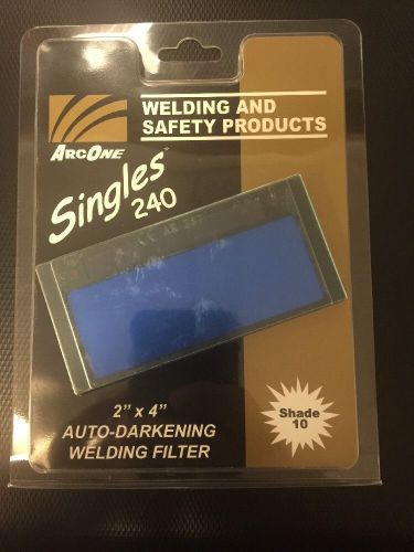 ArcOne S240-10 Shade 10 Single Filter 2&#034; x 4 1/4&#034; x 2&#034; Horizontal Retro Fit Lens