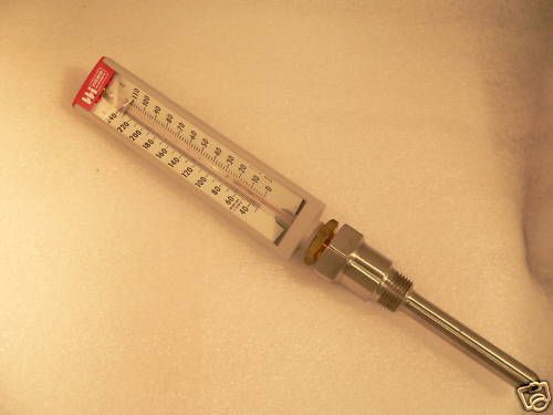 Weiss Glass Thermometer E-8256, Model 636, 50 to 240°
