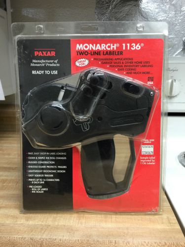New MONARCH 1136 Two-Line Price Label Pricemaker