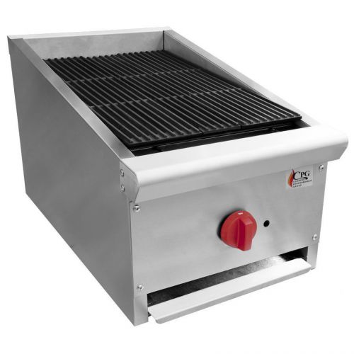 Saturn (escb-15) commercial gas charbroiler, medium duy, 15&#034; wide for sale